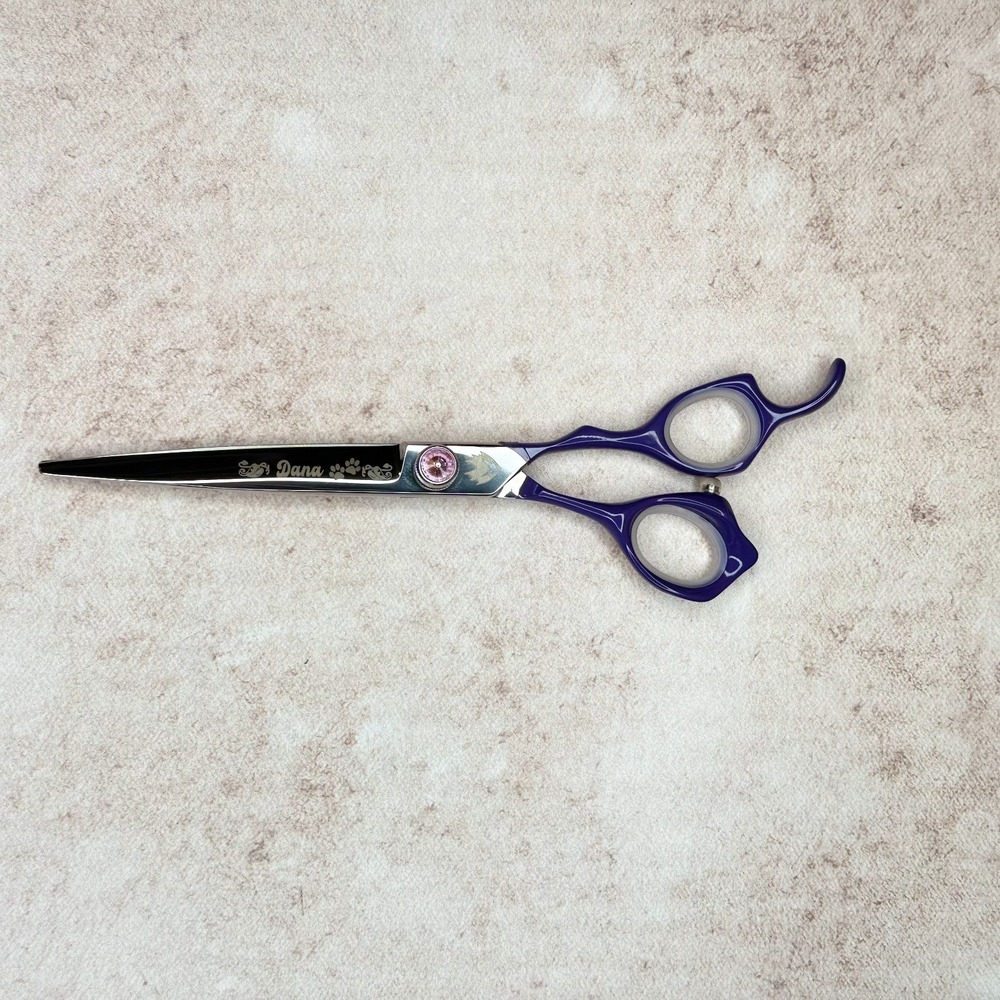 Freebird Grooming Shears Set: 6  Thinning, 7  Straight, 6.5  Curved   Case - Picture 3 of 10